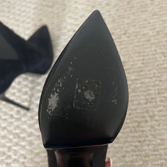 Saint Laurent Suede Platform Ankle Boot - Picture 11 of 13